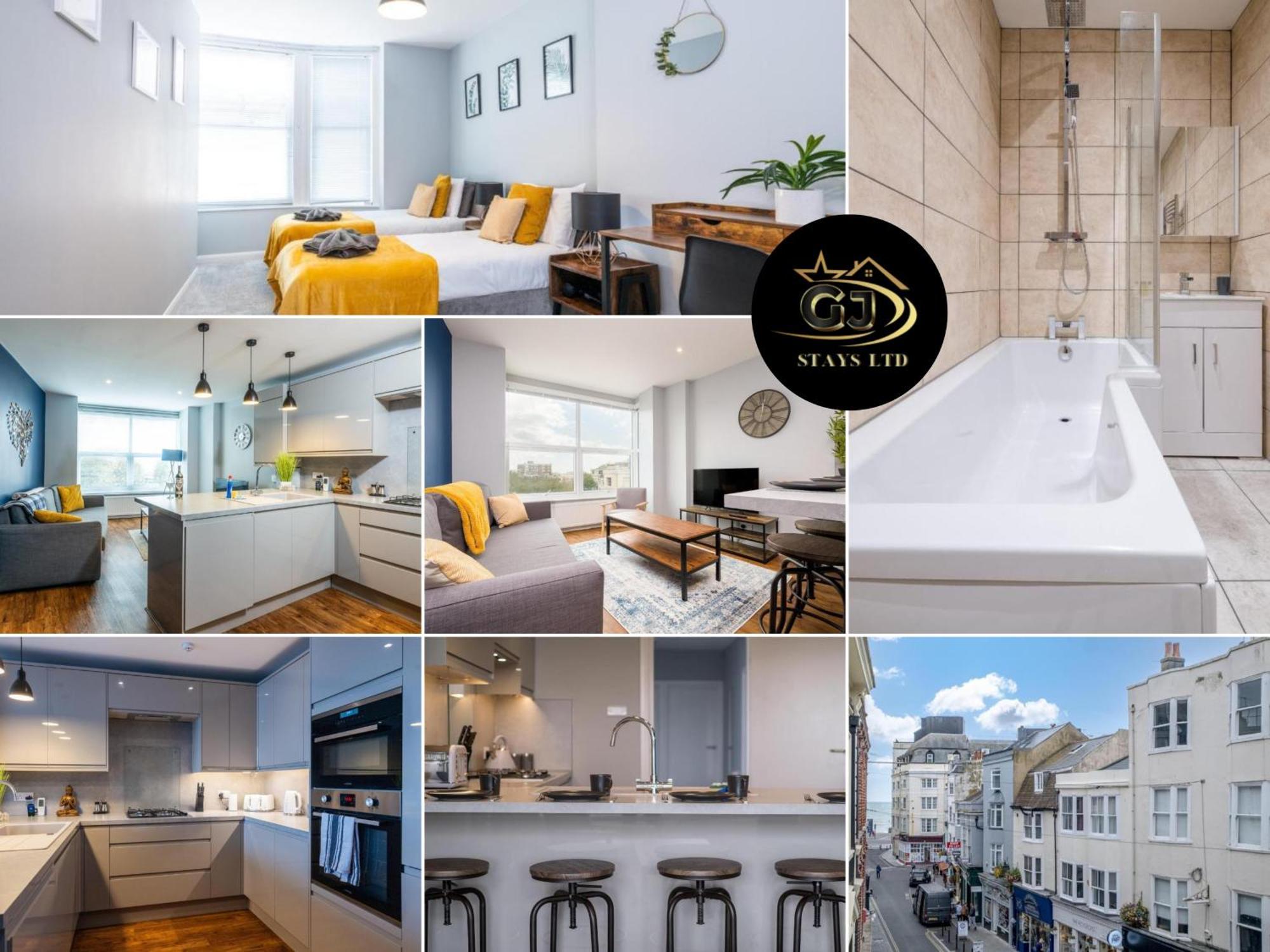 Modern Apartments With Sea Views, Steps From Brighton Beach & The Royal Pavilion Exterior foto